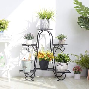 Garden 6-story plant rack indoor flower pot rack gardening balcony floor-to-ceiling rack