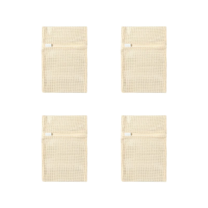 4PCS Thickened Cotton Garment Wash Bags Delicates Storage Solution Anti Deformation Washing Net with Sturdy Zippers