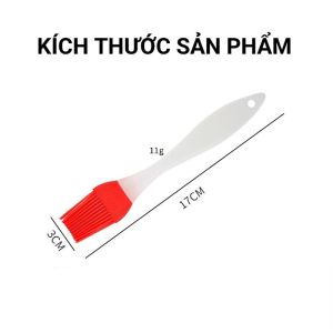 Chổi Quét Dầu Ăn Chất Liệu Silicon Chịu Nhiệt Cọ Phết Dầu Dùng Phết Bơ Mỡ Cho Khuôn Làm Bánh Đầu Cọ Có Thể Tách Rời