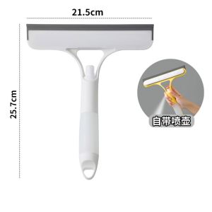 Multifunctional Glass Wiper with Watering Can - Perfect for Cleaning Mirrors Windows and Cars - Includes Bathroom Accessories