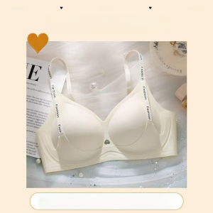 【Anti-gravity Push-up】Letter Straps Non-marking Comfortable Backless Underwear Gather Armpit Fat Small Breasts Look Bigger Bra