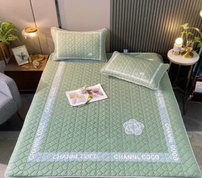 [ TẶNG KÈM 2 VỎ GỐI ] Chiếu Điều Hòa Cao Su Non Bo Chun (1m6/1m8/2m2) Mẫu Mới -