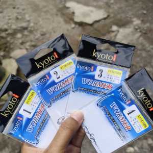 Kyoto Wormer Super Hooking Performance KY1875BN - Kail Pancing Tajam Kuat untuk Pancing