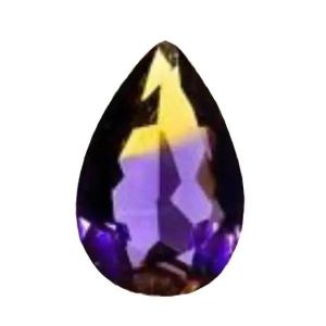 Natural Brazil Purple Yellow Color Ametrine 18.15 Cts. Pear Cut Eye Clean Loose Gemstone