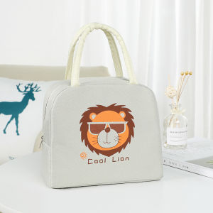 Cartoon Lunch Bag Kids Women Portable Insulation School Tote Food Storage Container Travel Picnic Bags Cute Waterproof Breakfast Cooler Lunchbox Bag