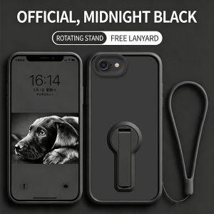 PBZZ Case for iphone 6p 6s 6 plus 6sp phone casing Softcase Silicone shockproof Cover new design aesthetic 360 ° rotate with holder Lanyard for women cute JTXZZJ2