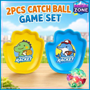 Sticky Balls Suction Catch Game Glove Shape Paddle Fun Indoor Toys for Kids Boy Girl