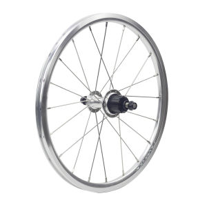 SILVEROCK HUB003-N6 6 Pawls Alloy Rear Wheel External 7 Speed KINLIN NBR 19mm 16 1 3/8 349 Rim Caliper Brake for Brom pton Cline Pline Pikes 3sixty Aceoffix Trifold Bicycle Wheel