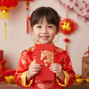 Joeyth 红包袋2026 red pack cny ang bao packet 2026 packet chinese new year ang pao 2026 cute red packet 6pcs Blessings Printing 2026 Horse Year Red Envelope Mixed Pattern Hot Stamping Spring Festival Essentials Thickened Red Packet Kids Gift
