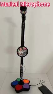 Kids Toys Karaoke Microphone with Stand Singing Song musical instruments Toys with Light Educational development games Children2026