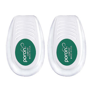 Yuoo 1 đôi miếng lót đệm chèn Giày tách gót chân gel poron kích thích gót chân đau gót chân