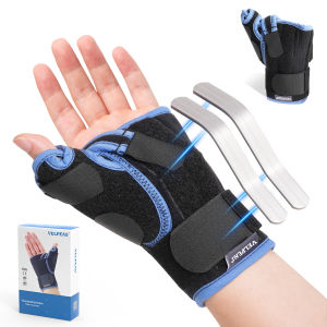 VELPEAU Wrist Brace Short Version With Thumb Spica Splint for De Quervains Tenosynovitis Carpal Tunnel Pain Stabilizer for Tendonitis Arthritis Sprains & Fracture Forearm Support Cast