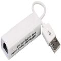 USB Ethernet Adapter 10/100Mbps Network Card USB A to Rj45 Lan Connector For Macbook PC Laptop Windows Wired Internet Cable. 