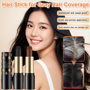 【BUY 1 FREE 1】Hair Whitening Pen With Plant Ingredients/Non-Fading Hair Pen/Plant-Based Hair Pen/Disposable Hair Pen/Whitening Hair Stick/Black Hair Dye Cream