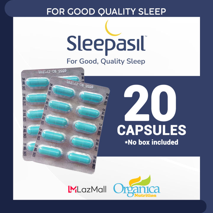 [For Good Quality Sleep]  Sleepasil Melatonin Supplement  (20 Capsules)