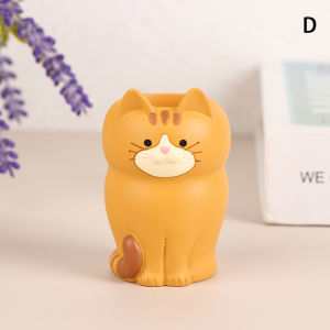 godessing 1Pc Japan Style Glasses Mobile Phone Holder Stationery Desktop Cat Decoration Collectible Home Decor Resin Craft Ornaments