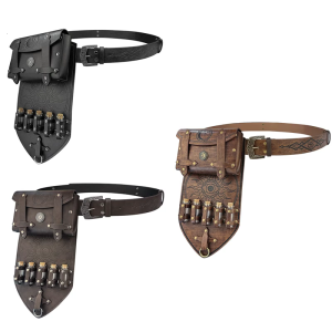 Historical Alchemies Leather Belt Suit Unique Fashion Waist Belt Leather Belt for Camping Enthusiasts