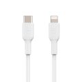 Cáp sạc nhanh USB-C to Lightning BOOST CHARGE Belkin 30W vỏ nhựa, chứng chỉ MFi - Hàng chính hãng. 