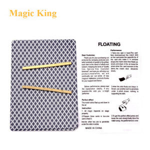 火柴-牙签-空中飘浮魔术Air Floating Magic Tricks Floating Match On Card Close Up Magic Magician Toothpick Matches Floating Props