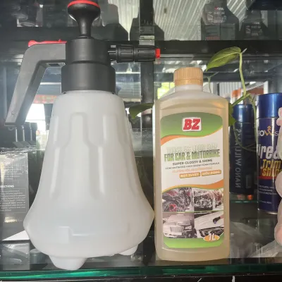 Nước Rửa Xe BZ Xà Bông BZ Không Chạm Đậm Đặc Siêu Bọt an toàn cho da tay - Rửa không chạm với bình bọt tuyết- Cam kết chính hãng