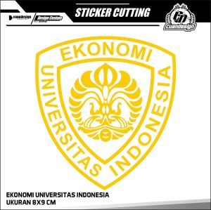 STICKER KAMPUS FAKULTAS EKONOMI UI UNIVERSITAS INDONESIA STICKER KACA MOBIL HP LAPTOP