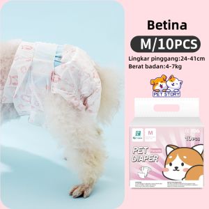 1 BungkusPopok Sekali Pakai Murah Anjing Kucing Size XS S M L XL Anti Marking Litter & Toilet
