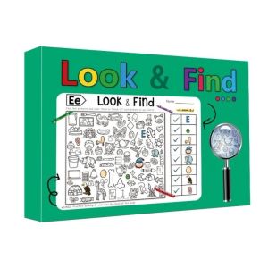 UTOPUS Thicken Paper Find Color Book Interactive Enhanced Attention Hidden Object Coloring Book Observation Skills Seek Color Book for Kids