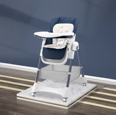 LUNABABY Multifunctional Foldable Baby High Chair For Feeding & Playing Suitable For 0-6 Years Old Kids