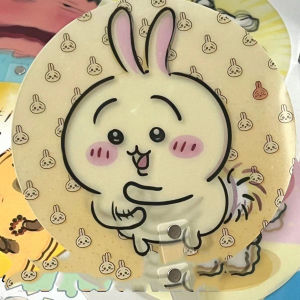 clu Crayon Shin-chan Chiikawa Usagi Grating Moving Fan Usagi Funny Small Fan ulc