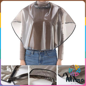 KLIMO Waterproof Shawl For Beauty And Hairdressing Dye Hair Cape For Salon Transparent