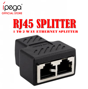 2 Port RJ45 Splitter Adapter LAN Network Ethernet Extender Connector Plug