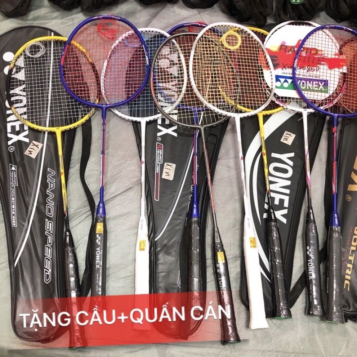 [Tặng Cầu+Quấn cán][Ship Hỏa Tốc} Vợt Cầu Lông Y.0.neX Đan Dây Tốt 9kg ...