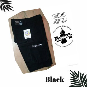 Celana Cargo Kargo Pendek Pria Bahan Tebal