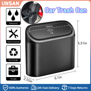 UNSAN Car Trash Can, Pack Bag Waterproof Car Trash Bag for Little Leak Proof Car Cooler Bag Car Garbage Bag with Side Pocket