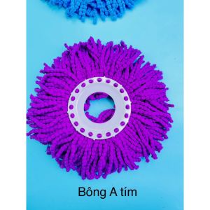 Bông lau nhà thay thế 360 độ 3A AAA dày PHÚC HƯNG PHÁT SG sợi to dài thấm hút trọng lượng 250gr