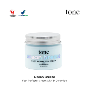 TONE - Foot Perfector Cream 50ml | Krim Perawatan Kaki Pelembab Kulit Sehat Lembut