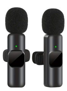 Wirecast Wireless Microphone K9 Dual Mic - Versatile for Android Type C Input - Ideal for Podcast Broadcasting Karaoke Speech Conference Calls & More