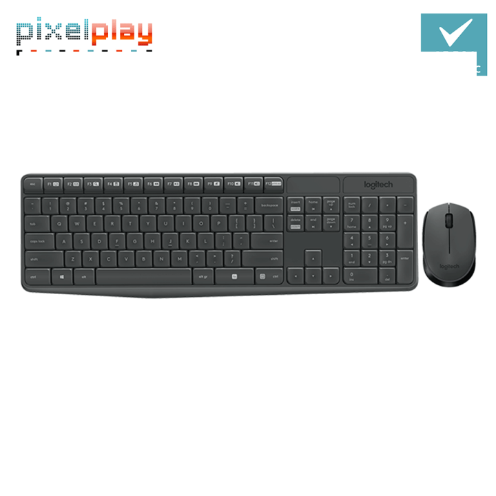 Logitech MK235 Wireless Keyboard and Mouse Combo (GREY) | Lazada PH