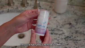 Eva Naturals Collagen Peptide Complex Moisturizer – Face Cream with Multi-Peptides Hyaluronic Acid Amino Acids Vitamin B5 and E – Rich Night Lotion for Youthful Glow and Fine Line Care – 1.7 Fl Oz