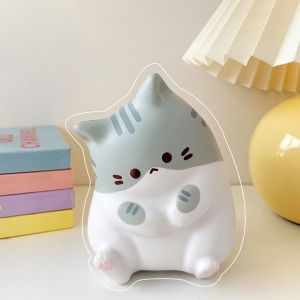 MYTHIS Plushie Squeeze Toys Slow Rebound Cartoon Cat Decompression Doll Fashion Stress Release Release Anxiety Toy
