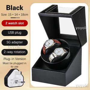 Dual Watch Winder Box Automatic Watch Box Storage Watch Holder Organiser