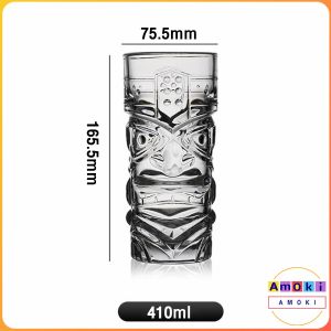 Amoki 410ml Creative Wine Glass Juice Cocktail Beer Cup For Restaurant/Bar/Home Cups