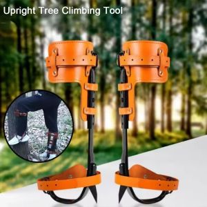 PENGA ปรับความสูงได้ ไม้ปีนต้นไม้แบบตั้งตรง ป้องกันการลื่น ความจุน้ำหนักที่แข็งแกร่ง ชุดปีนต้นไม้ รองเท้าปีนเขา ไม่เป็นสนิม ชุดป้องกันการเก็บต้นไม้ งานต้นไม้