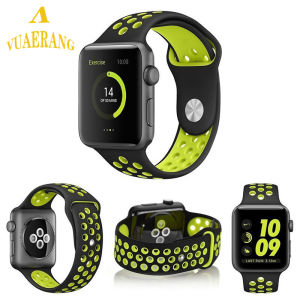 VUAERANG New band Compatible for Apple Watch 6/SE/5/4/3/2/1 42mm 38mm 40mm 44mm Colors Bracelet Silicone Strap for i Watch Sports Series 7 41MM 45MM 6 SE 5 4 3 2 1 Accessories