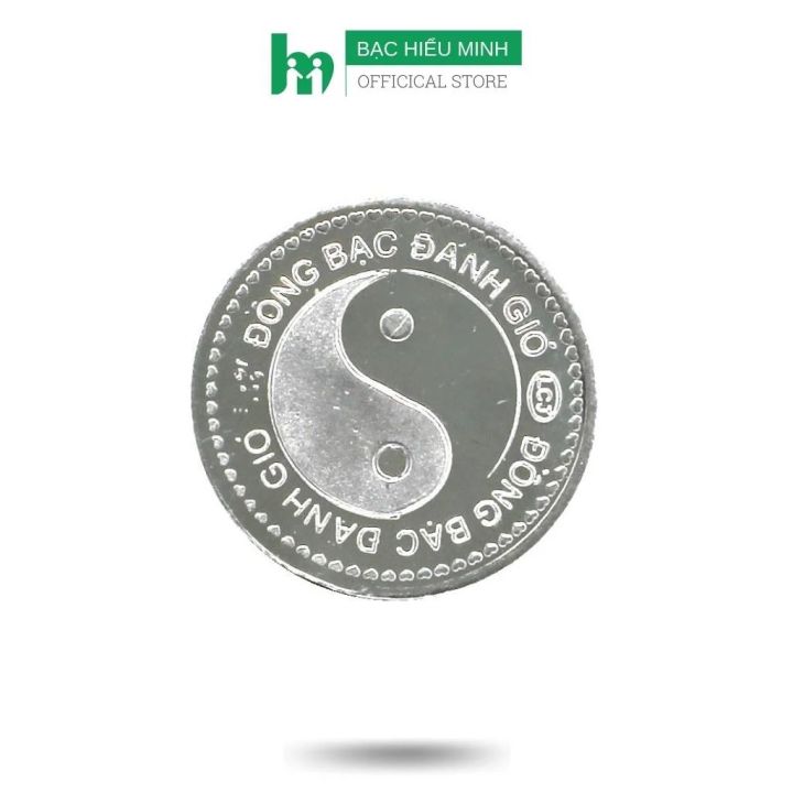 Đồng Xu Đánh Gió, Cạo Gió Đồng Bạc Nguyên Chất S99 XDG3S Âm Dương To Bạc Hiểu Minh Bảo Hành Vĩnh Viễn