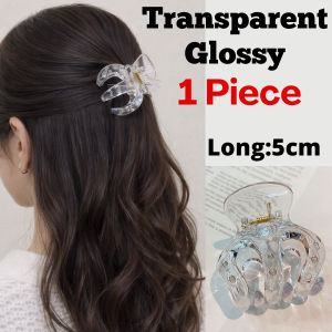 AIDA Fashion Denim Bow Hair Claw Clip Classy Shark Clip Hair Accessory for Women Klip Rambut Denim Bow牛仔蝴蝶结抓夹发夹时尚百搭