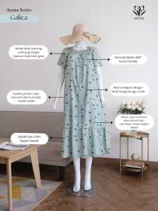Daster Rayon ayana dress all size muat S - XXL LD max 130cm
