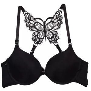 BH kupu kupu / Bra tali kupu kait depan / Bra pakai kawat penyangga / Bra Butterfly Dewasa
