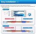 iSpring ED2000 Whole House Water Descaler Alternative Electronic Salt-Free Hard Water Conditioner Electronic water purifier Reduces Limescale Prevent Deposits Build-up. 