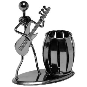 JOYPICKS Play The Guitar Instrument Desk Tidy Pencil Pot Pen Holder Vase Container Stationery Supplies Organizer School Office